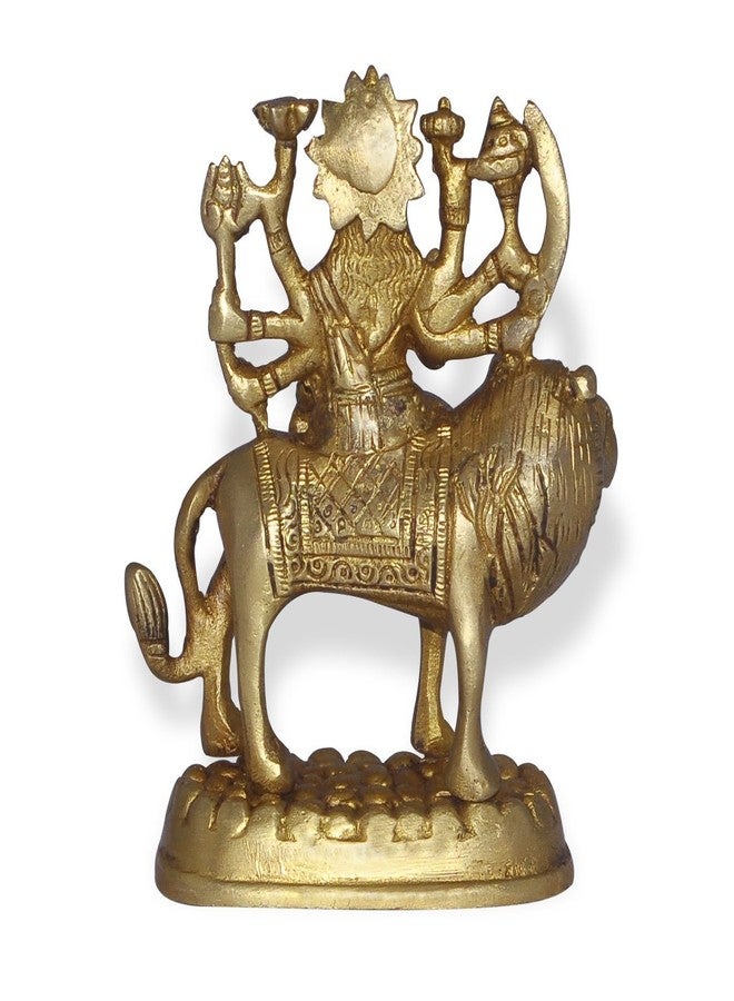 ITOS365 Brass Maa Durga Idol, Standard, Gold, 1 Piece - Image 2